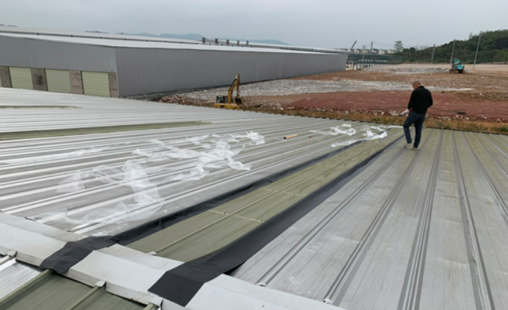 黄梅厂房屋面防水维修案例